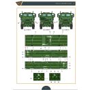 Clear Prop Accessories M142 Himars in Ukrainian Armed Forces decal set for Foreart, Meng, Dragon kits 1:72 (CPD72011)
