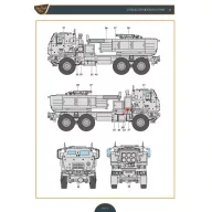   Clear Prop Accessories M142 Himars in Ukrainian Armed Forces decal set for Foreart, Meng, Dragon kits 1:72 (CPD72011)