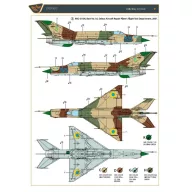   Clear Prop Accessories MiG-21 in Ukrainian Service Decal 1:72 (CPD72012)