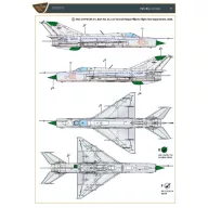   Clear Prop Accessories MiG-21 in Ukrainian Service Decal 1:72 (CPD72012)