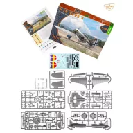   Clear Prop Models I-16 type 5 (in the sky of Spain early version) 1:48 (CP4821)