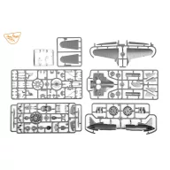   Clear Prop Models I-16 type 5 (in the sky of Spain early version) 1:48 (CP4821)