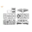 Clear Prop Models I-16 type 5 (in the sky of Spain late version) 1:48 (CP4822)
