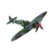 Corgi Supermarine Spitfire T9, PV202/’JW’ (G-CCCA), Presented as Spitfire MK.IX ML365/JW,135 Wing, 2nd Tactical Air Force, Aircraft operated by Aerial Collective, Duxford Airfield 1:72 (AA29204)