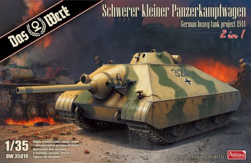 Das Werk Schwerer Kleiner Panzer Heavy Tank Projekt 1:35 35019