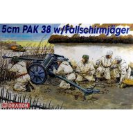 Dragon 1:35 5cm PAK 38w/Fallschirmjäger (6118)