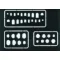 Eduard Accessory Abdeckungen und Scharniere Gravierschablone 1:72 (00004)