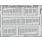 Eduard Accessory Template oblongs & square STEEL  (00028)