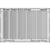 Eduard Accessory Stripes 0.2 to 1 mm  (00036)