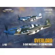   Eduard Model Kit OVERLORD: D-DAY MUSTANGS / P-51B MUSTANG DUAL COMBO EDUARD-LIMITED 1:48 (11181)