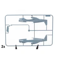   Eduard Model Kit OVERLORD: D-DAY MUSTANGS / P-51B MUSTANG DUAL COMBO EDUARD-LIMITED 1:48 (11181)