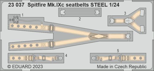 Eduard Spitfire Mk.IXc seatbelts STEEL 1/24 AIRFIX 1:24 (23037)