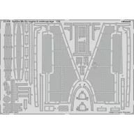   Eduard Accessory Spitfire Mk.IXc engine & undercarriage 1/24 AIRFIX 1:24 (23039)