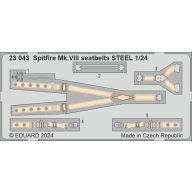   Eduard Accessory Spitfire Mk.VIII seatbelts STEEL AIRFIX 1:24 (23043)