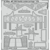 Eduard MC.200 Saetta undercarriage for Italeri 1:32 (325002)