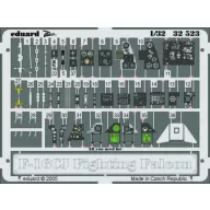   Eduard Accessory F-16CJ Interior für Tamiya Bausatz 1:32 (32523)