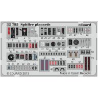 Eduard Accessory Spitfire placards 1:32 (32785)