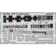Eduard Accessory F4U-1A placards for Tamiya 1:32 (32829)