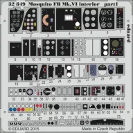   Eduard Accessory Mosquito Mk.VI interior for Tamiya 1:32 (32849)