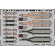 Eduard Accessory Seatbelts USAAF WWII STEEL 1:32 (32868)