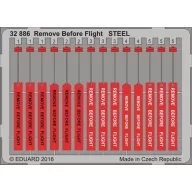 Eduard Accessory Remove Before Flight STEEL 1:32 (32886)