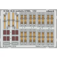  Eduard Accessory B-24 seatbelts STEEL for Hobby Boss 1:32 (32945)