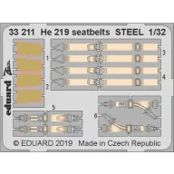   Eduard Accessory He 219 seatbelts STEEL for Revell 1:32 (33211)