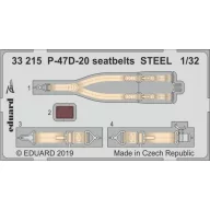   Eduard Accessory P-47D-20 seatbelts STEEL for Trumpeter 1:32 (33215)