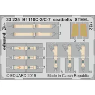   Eduard Accessory Bf 110C-2/C-7 seatbelts STEEL for Revell 1:32 (33225)