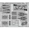 Eduard Accessory MH-60L pilots/gunners seatbelts STEEL for Kitty Hawk 1:35 (33229)