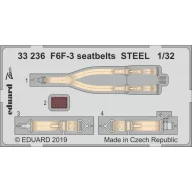   Eduard Accessory F6F-3 seatbelts STEEL for Trumpeter 1:32 (33236)