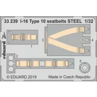   Eduard Accessory I-16 Type 10 seatbelts STEEL for ICM 1:32 (33239)