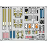   Eduard Accessory F/A-18F seatbelts STEEL, for REVELL 1:32 (33291)
