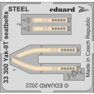 Eduard Accessory Yak-9T seatbelts STEEL 1:32 (33300)