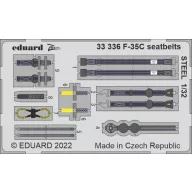   Eduard Accessory F-35C seatbelts STEEL for TRUMPETER 1:32 (33336)