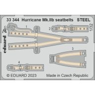   Eduard Accessory Hurricane Mk.IIb seatbelts STEEL 1/32 REVELL 1:32 (33344)