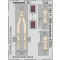 Eduard Accessory P-40B seatbelts STEEL 1/32 GREAT WALL HOBBY 1:32 (33346)