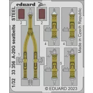 Eduard Accessory A-20G seatbelts STEEL 1/32 HKM 1:32 (33356)
