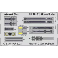 Eduard Accessory F-35B seatbelrs STEEL (33364)