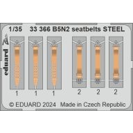   Eduard Accessory B5N2 seatbelts STEEL BORDER MODEL 1:35 (33366)