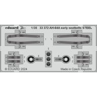 Eduard Accessory AH-64A early seatbelts STEEL 1:35 (33372)