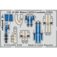   Eduard Meteor F.8/FR.9 seatbelts STEEL for Revell 1:32 (33389)