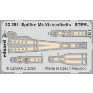   Eduard Accessory Spitfire Mk.Vb seatbelts STEEL for Kotare 1:32 (33391)