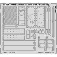   Eduard Accessory WWII German 12,8cm Flak 40 Zwilling f.Ta Takom 1:35 (36329)