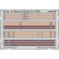 Eduard Accessory Tie Downs & Straps US STEEL 1:35 (36348)