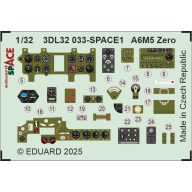 Eduard Accessory A6M5 Zero SPACE TAMIYA 1:32 (3DL32033)