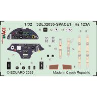 Eduard Accessory Hs 123A SPACE 1/32 for ICM 1:32 (3DL32035)