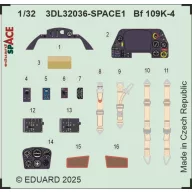   Eduard Accessory Bf 109K-4 SPACE 1/32 for Kotare 1:32 (3DL32036)
