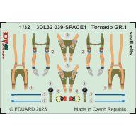   Eduard Accessory Tornado GR.1 seatbelts SPACE for Italeri 1:32 (3DL32039)