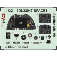   Eduard Accessory Spitfire Mk.Vb SPACE for Kotare 1:32 (3DL32047)